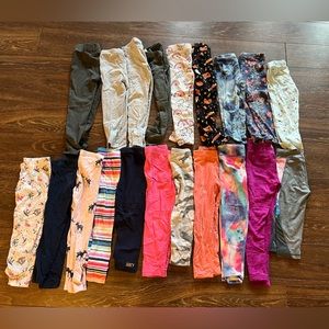 Set of 21 Girls 4t legging bundle